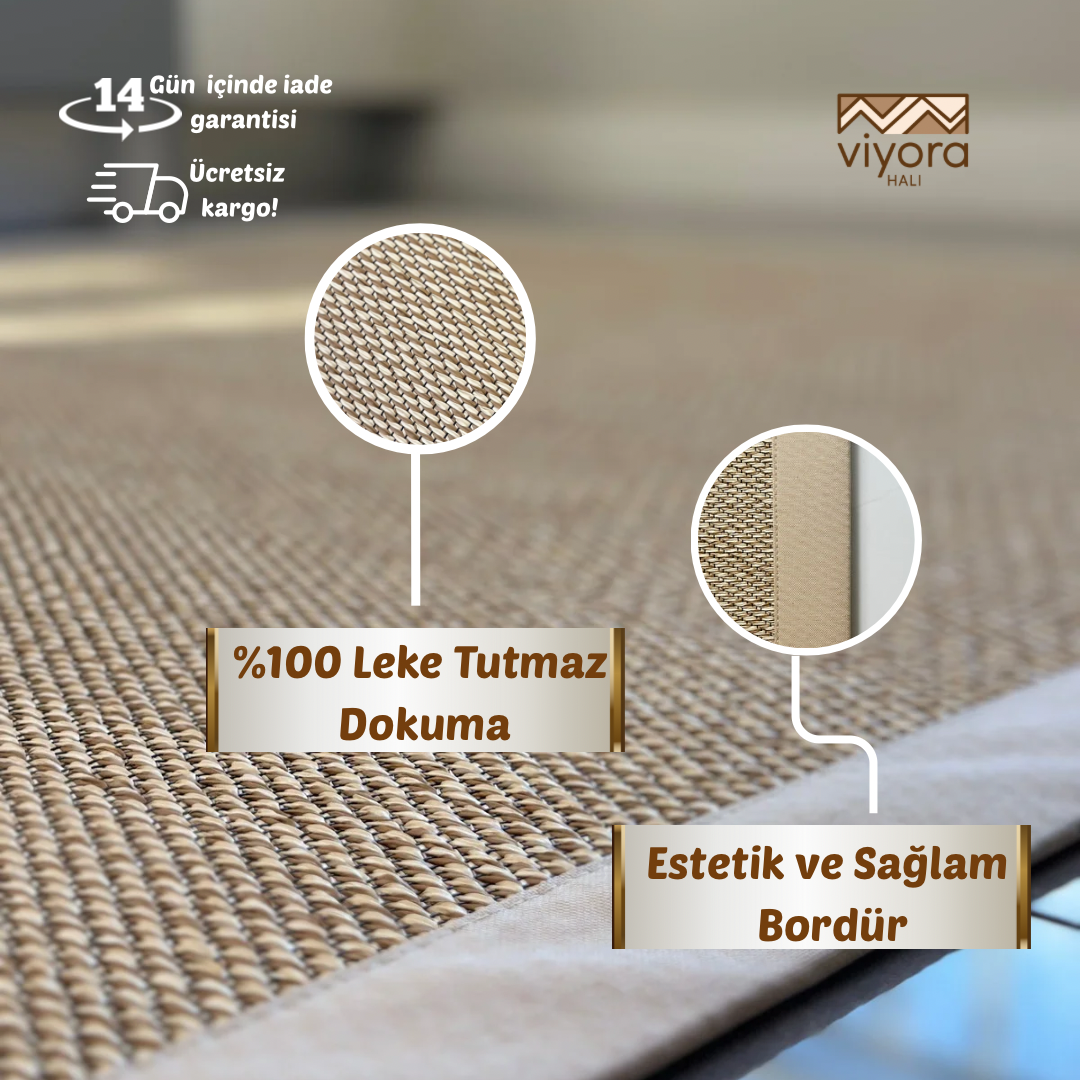 Su Geçirmez Viyora Halı